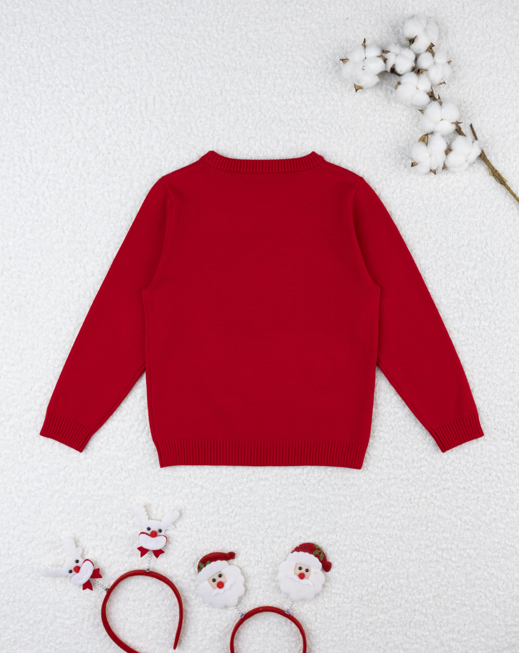 Maglia bambino rossa mickey natale