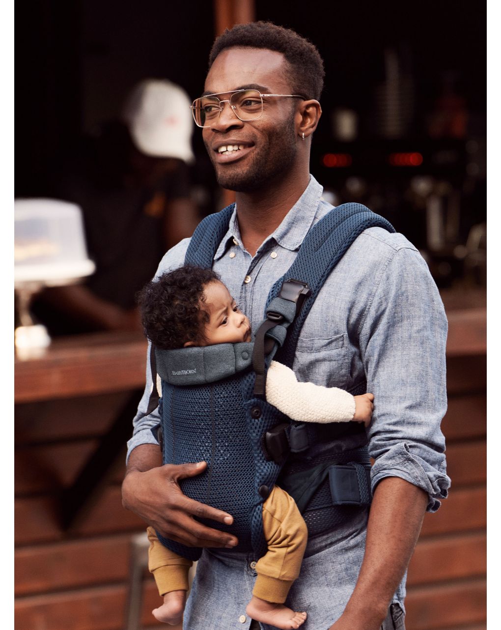 Marsupio harmony navy blue - babybjorn