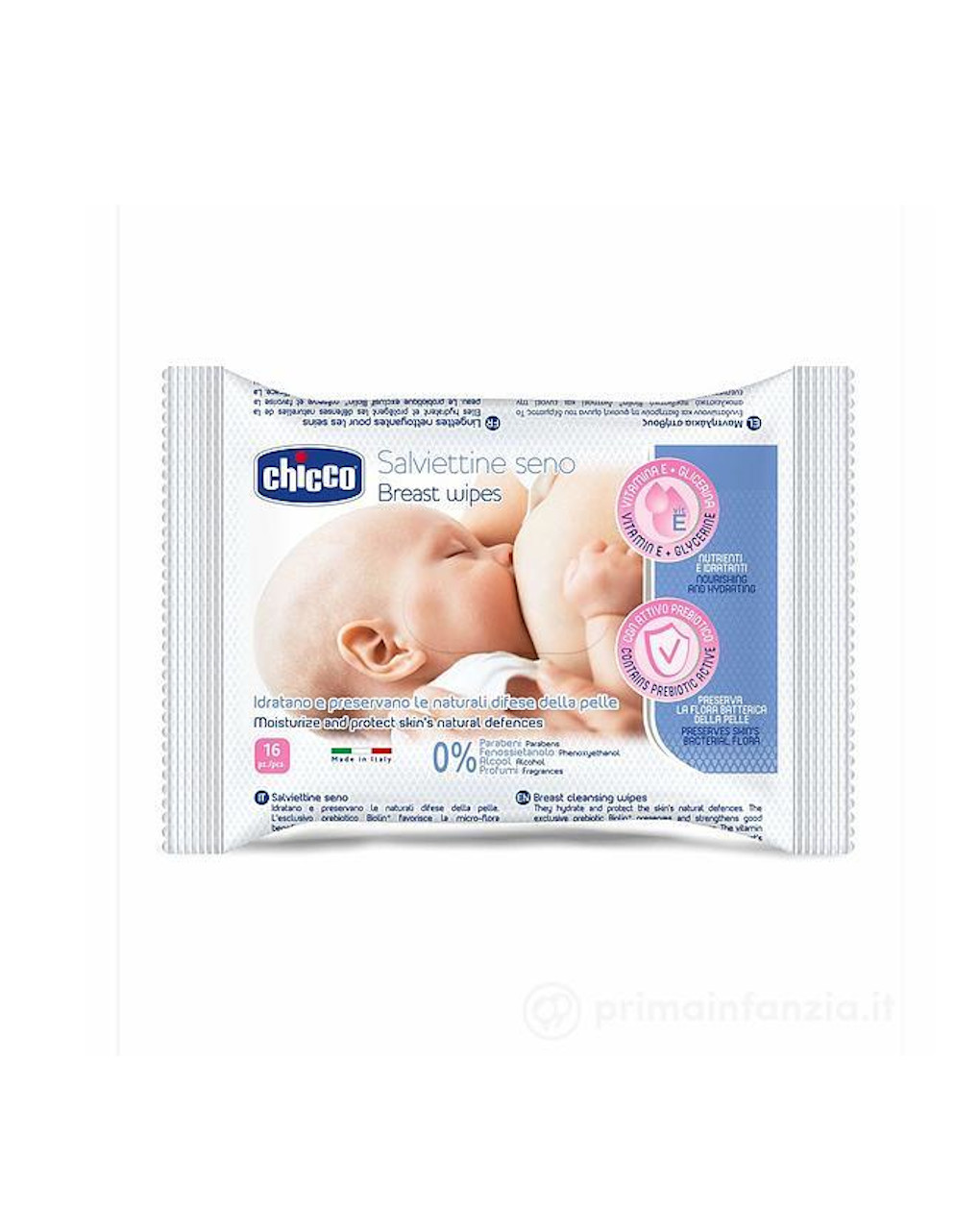 Salviettine detergenti seno 16pz - chicco