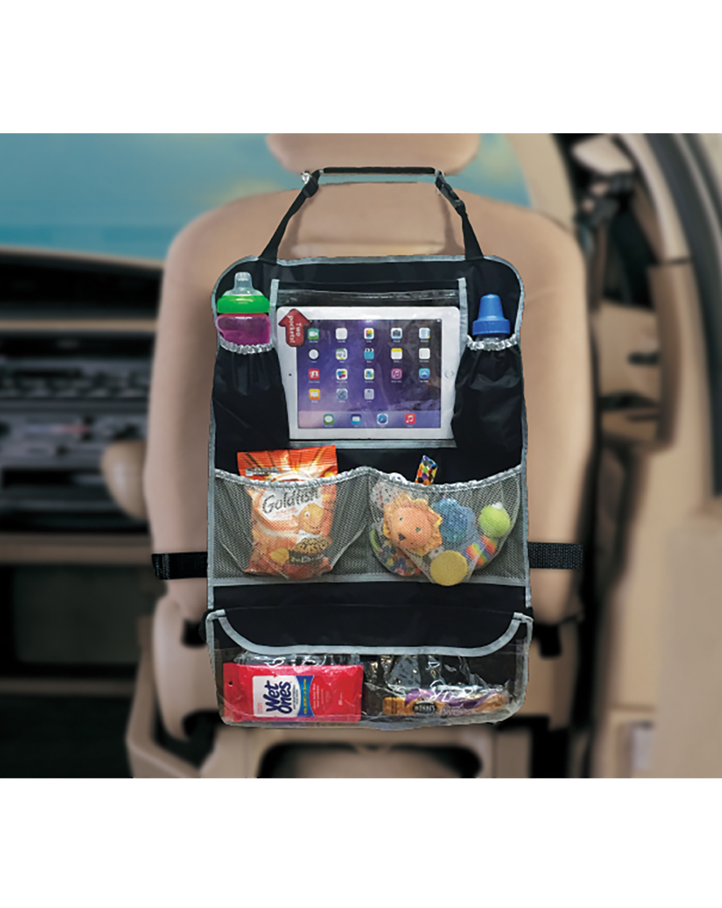 Organizer proteggi sedile auto porta tablet - giordani