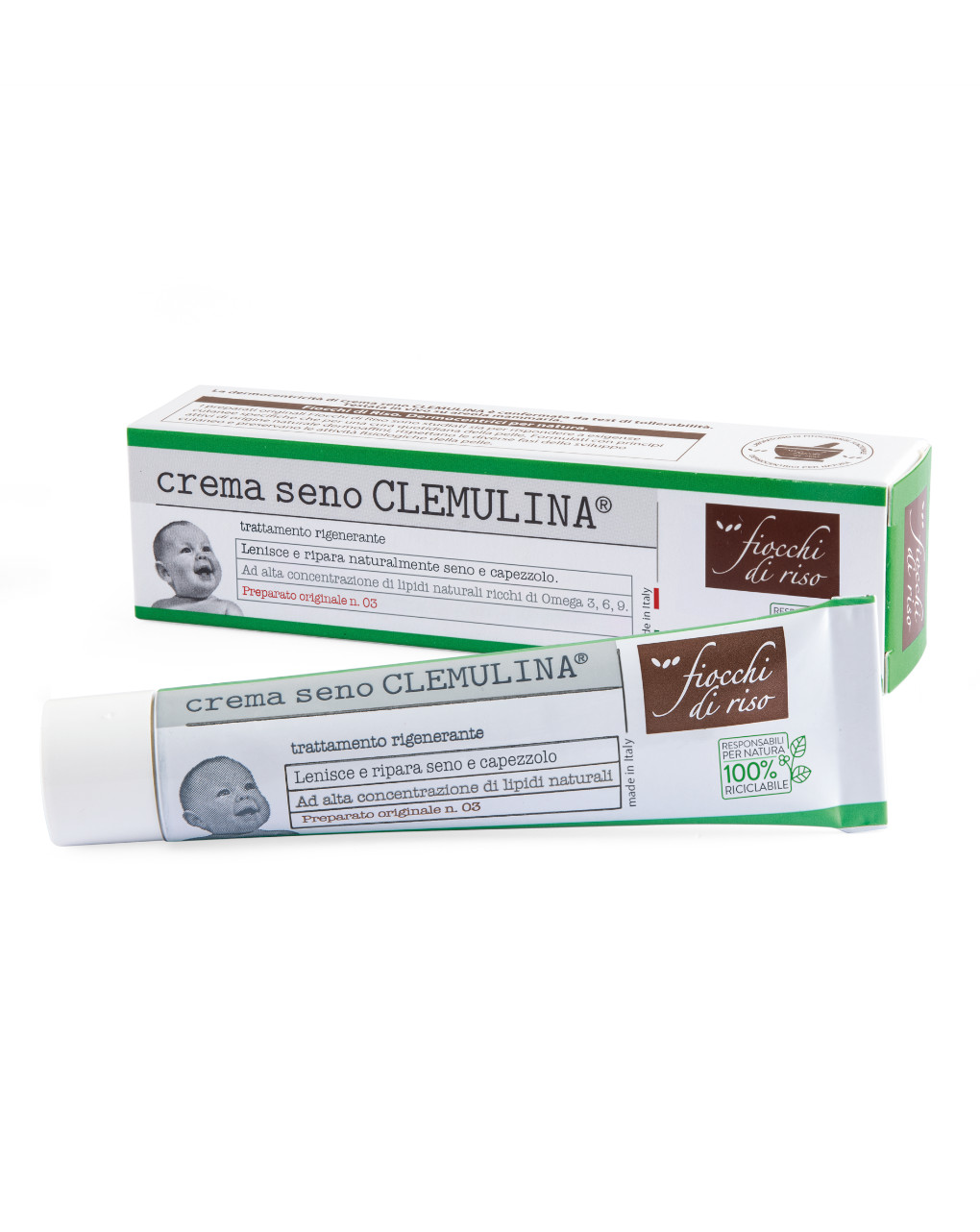 Crema seno clemulina 15ml - fiocchi di riso