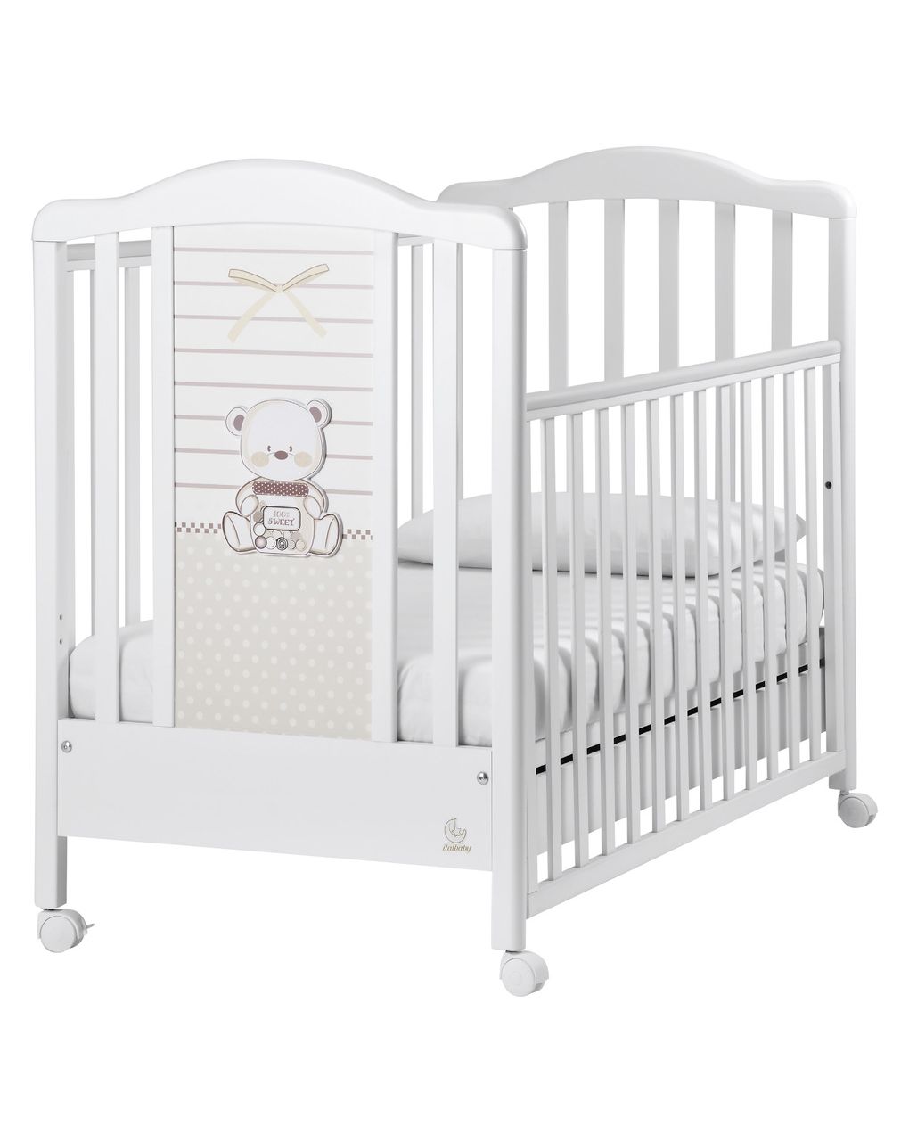 Lettino mon amour bianco - italbaby