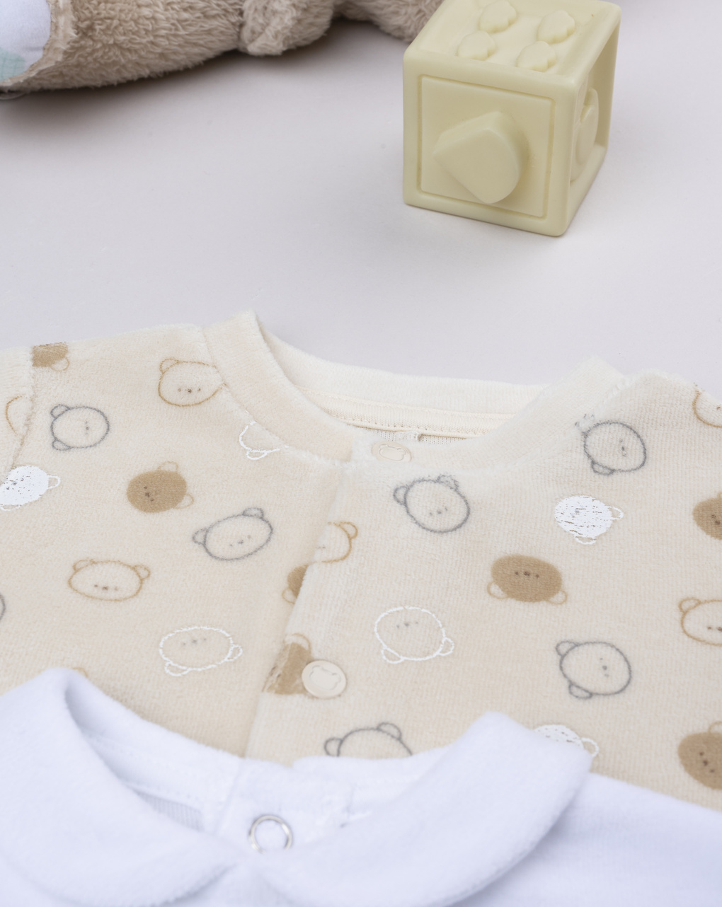 Pack 2 tutine neonato giallo/bianco