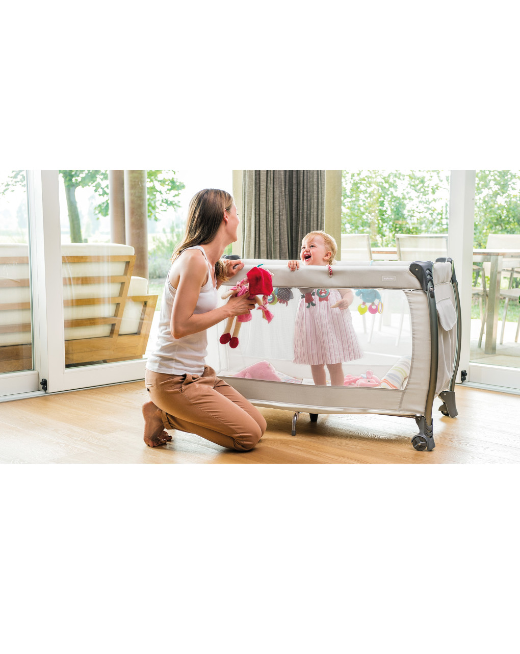 Lettino da viaggio lodge, ecrù - inglesina