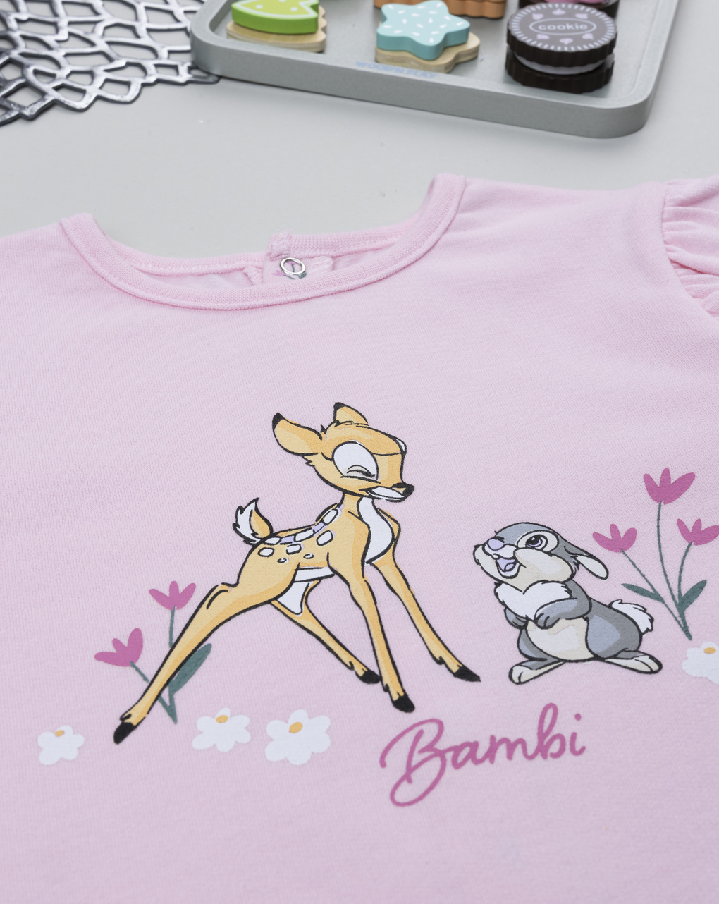 Pigiamone bimba rosa bambi