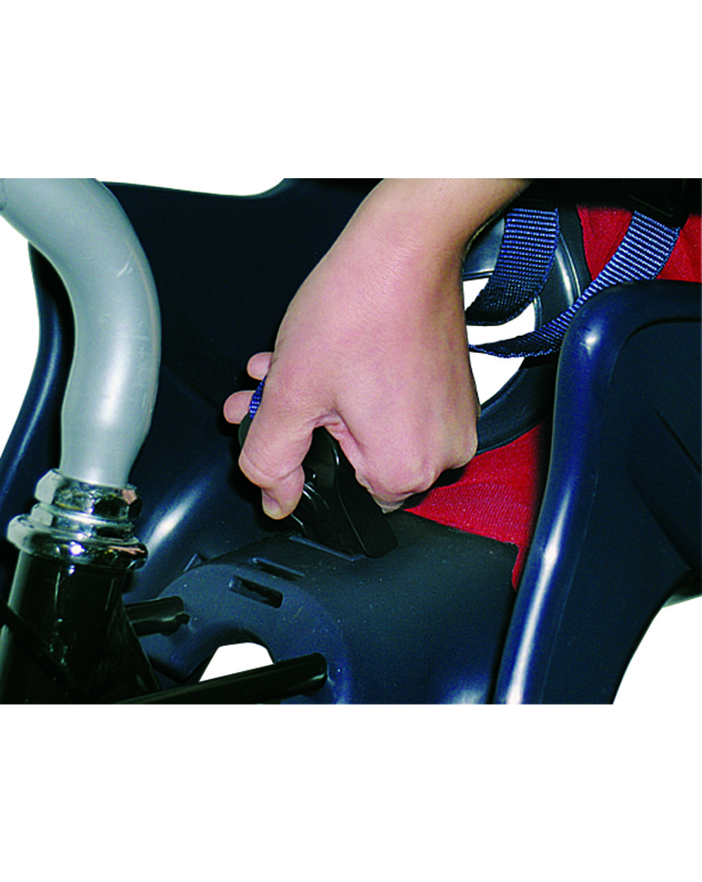 Seggiolino bici anteriore freccia silver - bellelli