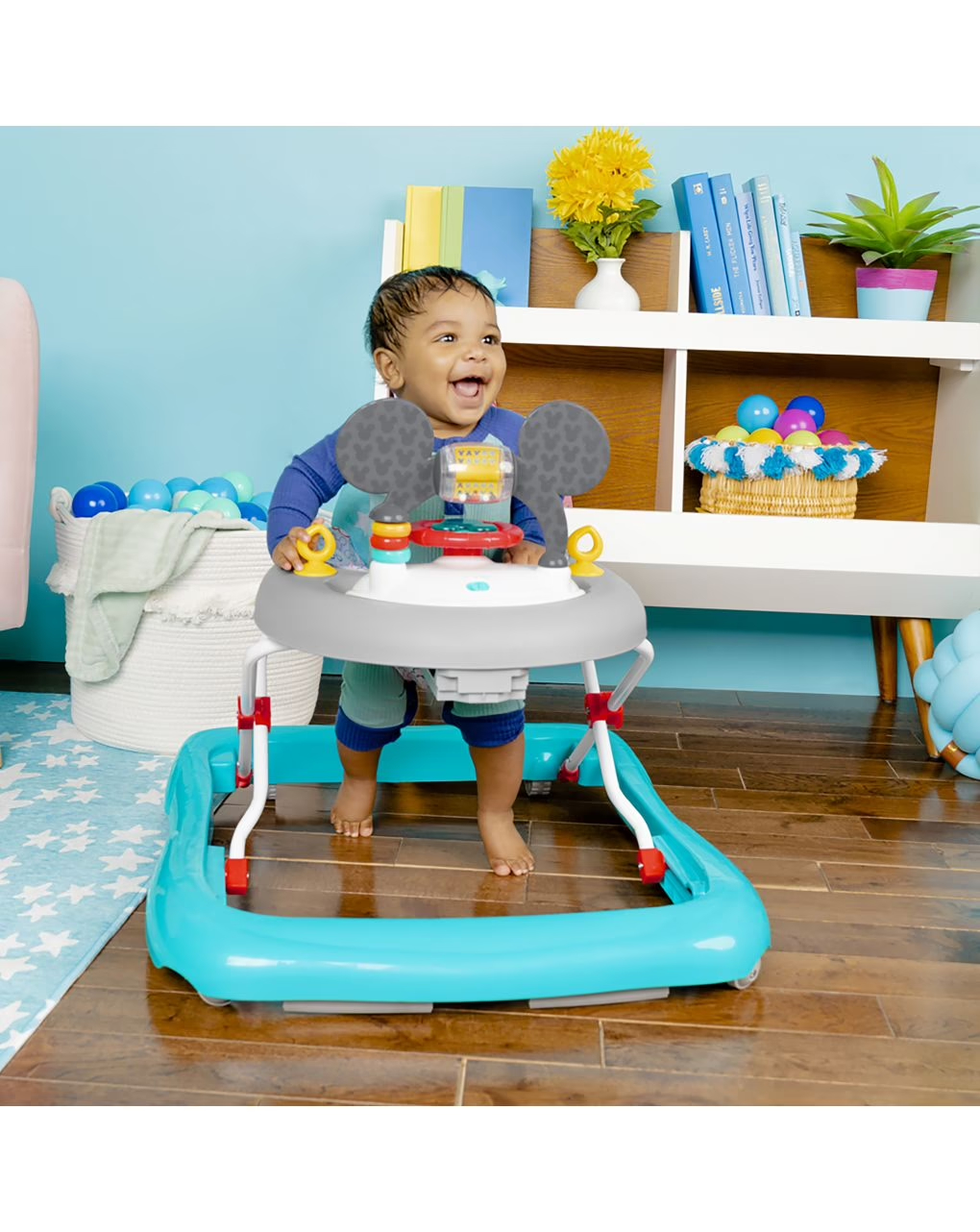 Mickey mouse tiny trek™ walker, original bestie™, 2-in-1 walker - bright starts