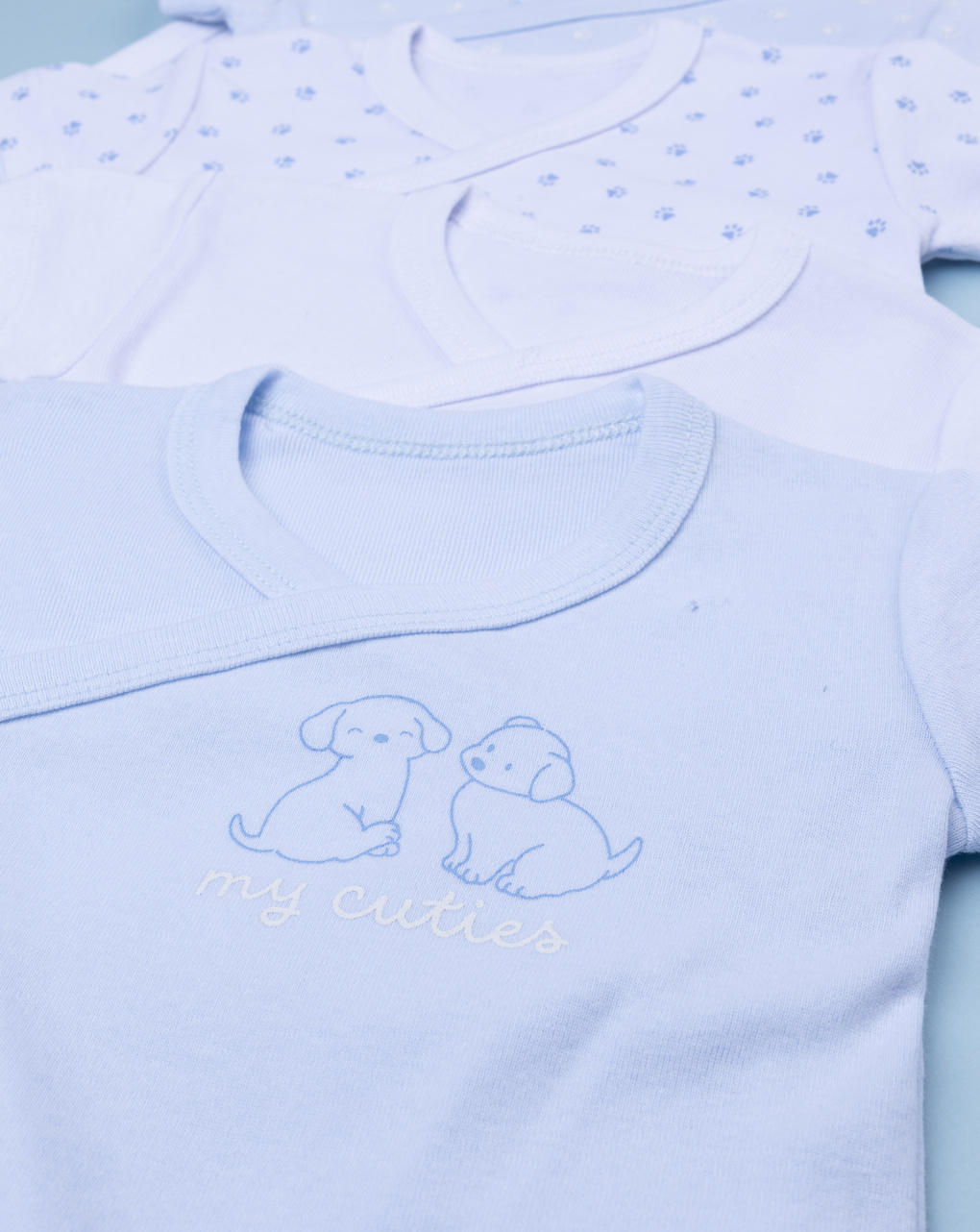 Pack 5 body neonato cagnolini