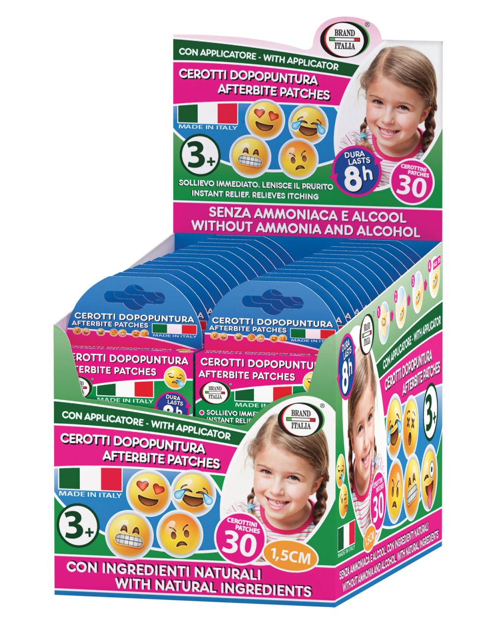 Cerottini afterbite dopopuntura 30 pezzi - brand italia