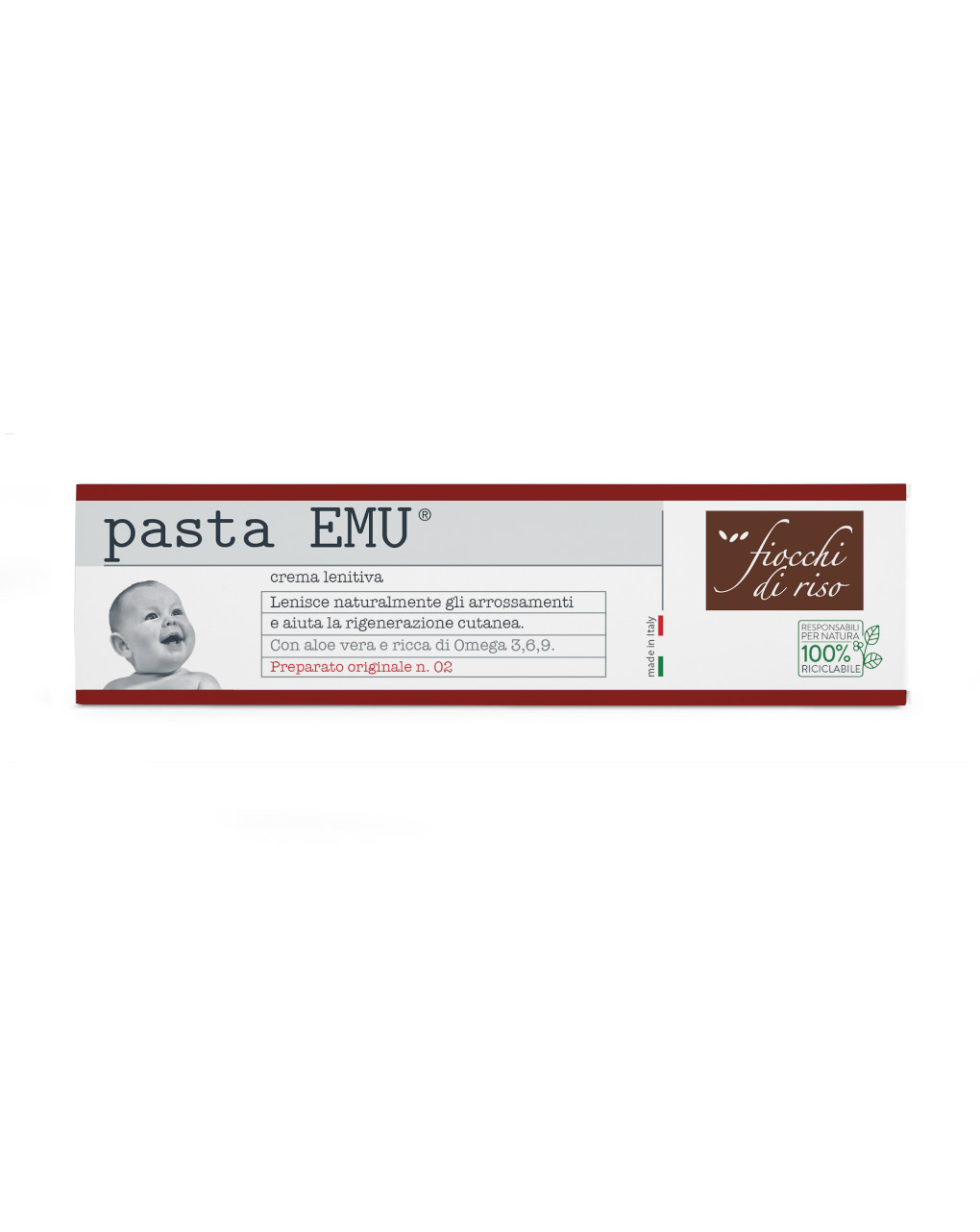 Pasta emu lenitiva 30ml - fiocchi di riso
