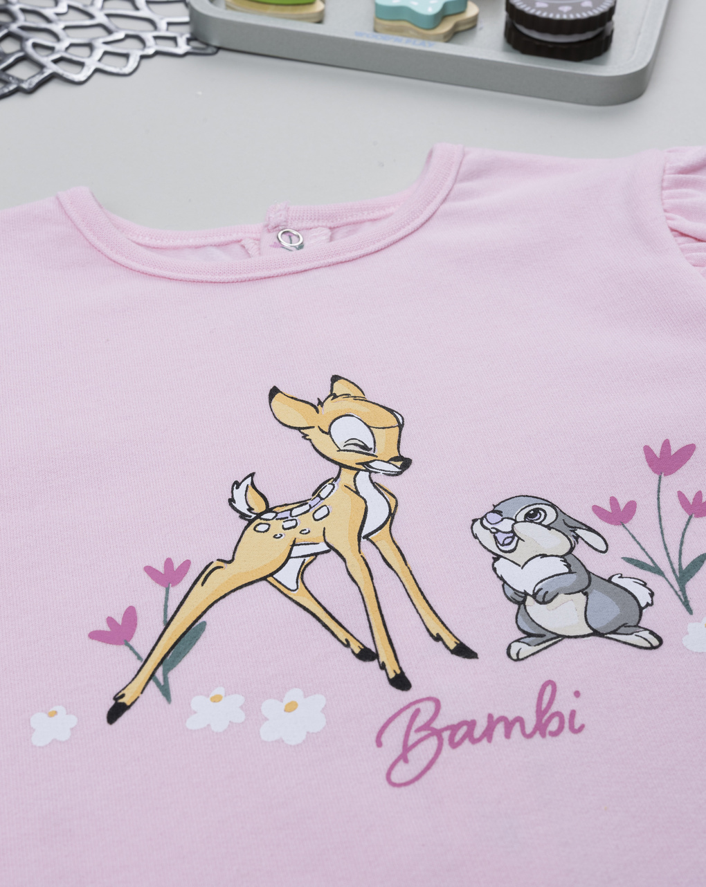 Pigiamone bimba rosa bambi