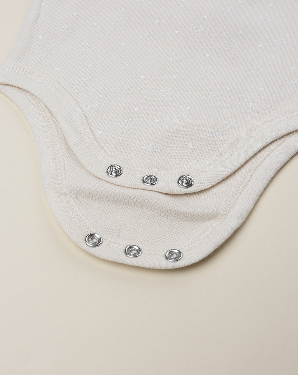 Pack due body bimaglia neonata bianco/beige