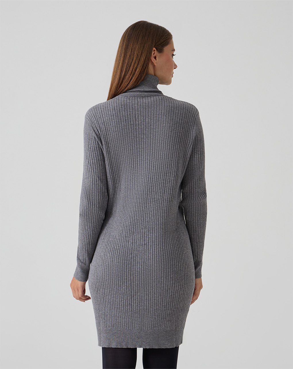 Abito allatamento tricot grigio