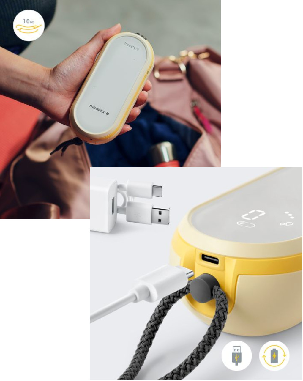 Tiralatte elettrico doppio freestyle flex - medela