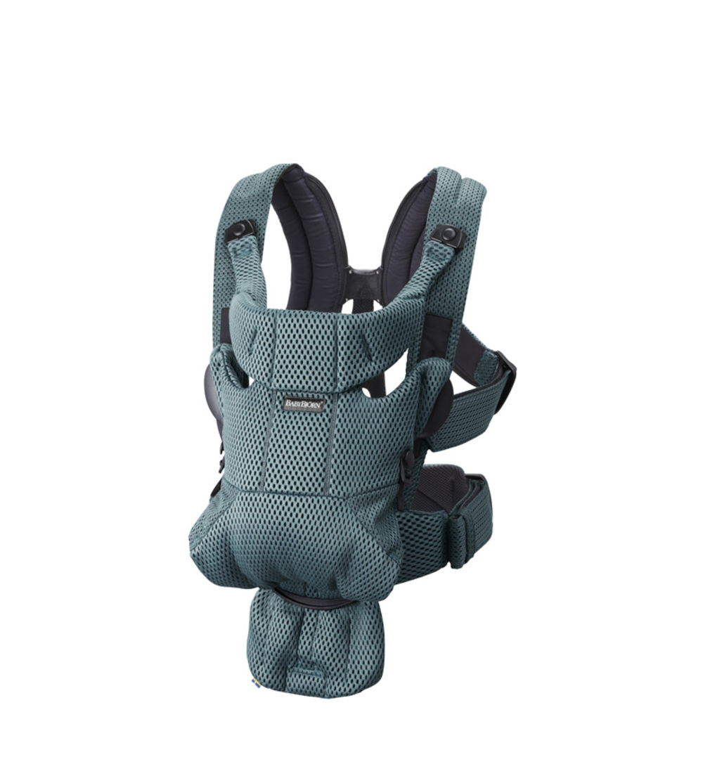 Marsupio babybiorn baby carrier move sage green 3d mesh - babybjorn