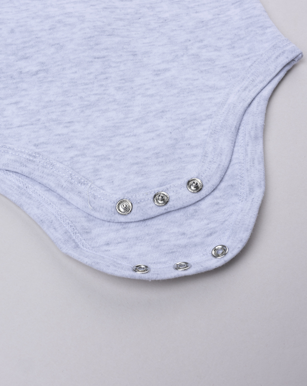 Pack 2 body bimbo grigio/bianco scollo americana