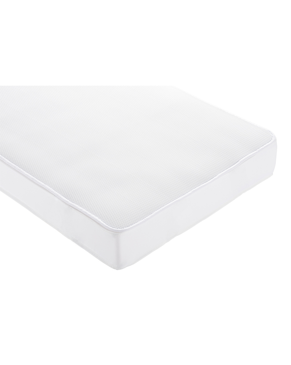 Easy safe combo materasso + top safe coprimaterasso traspirante 3 strati per lettino cm 62x125x12 - aircuddle