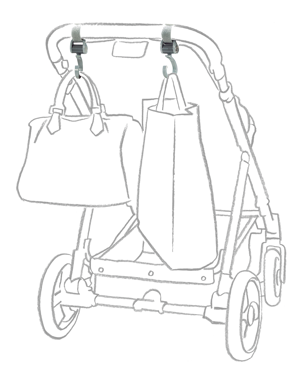 Gancio porta borse - giordani