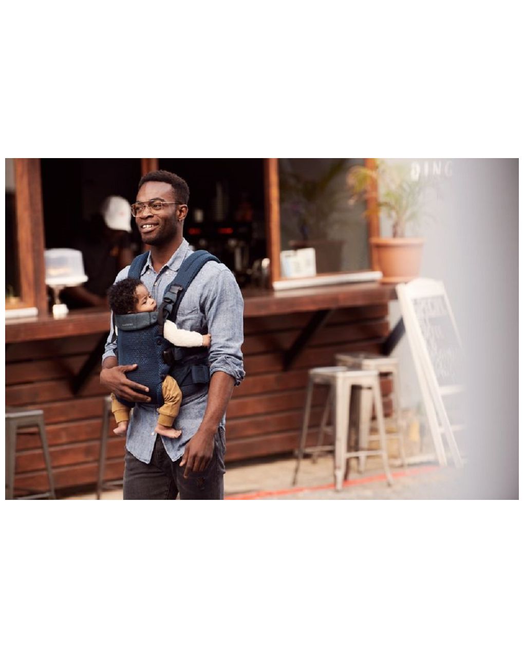 Marsupio harmony navy blue - babybjorn