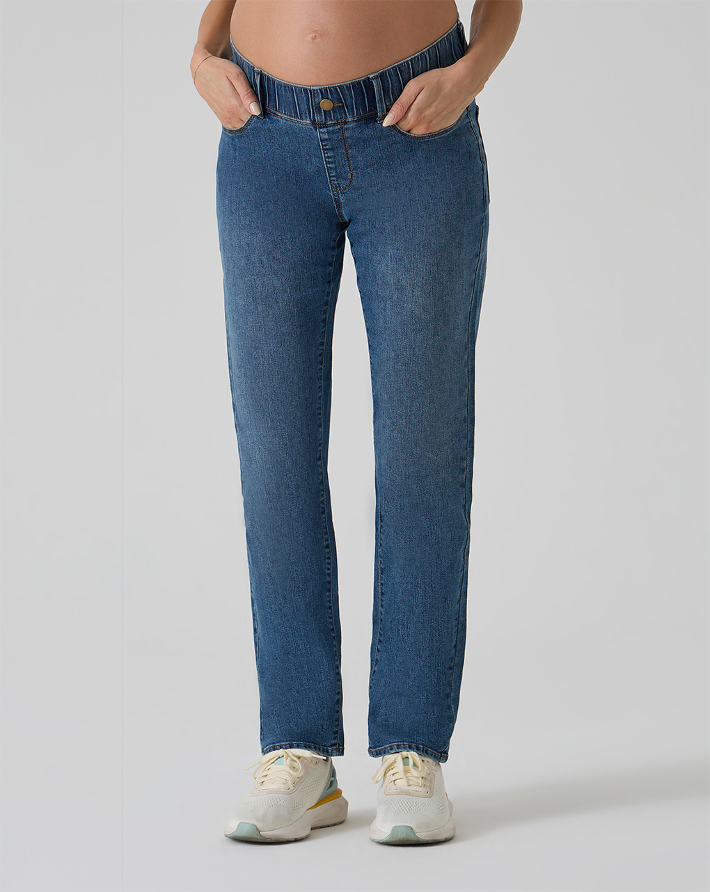 Pantalone denim premaman