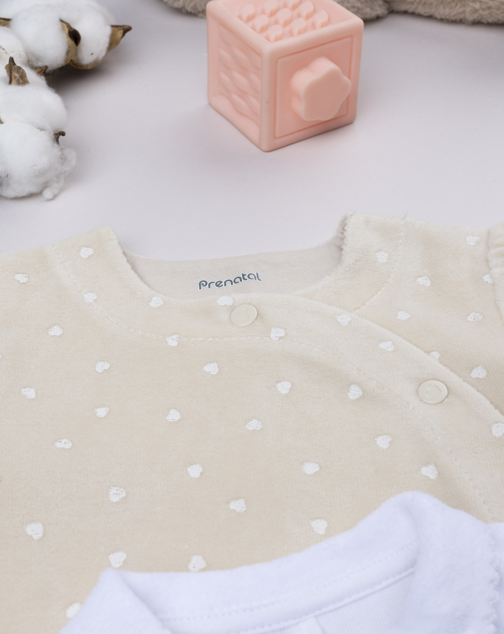 Pack 2 tutine bimba bianca/beige