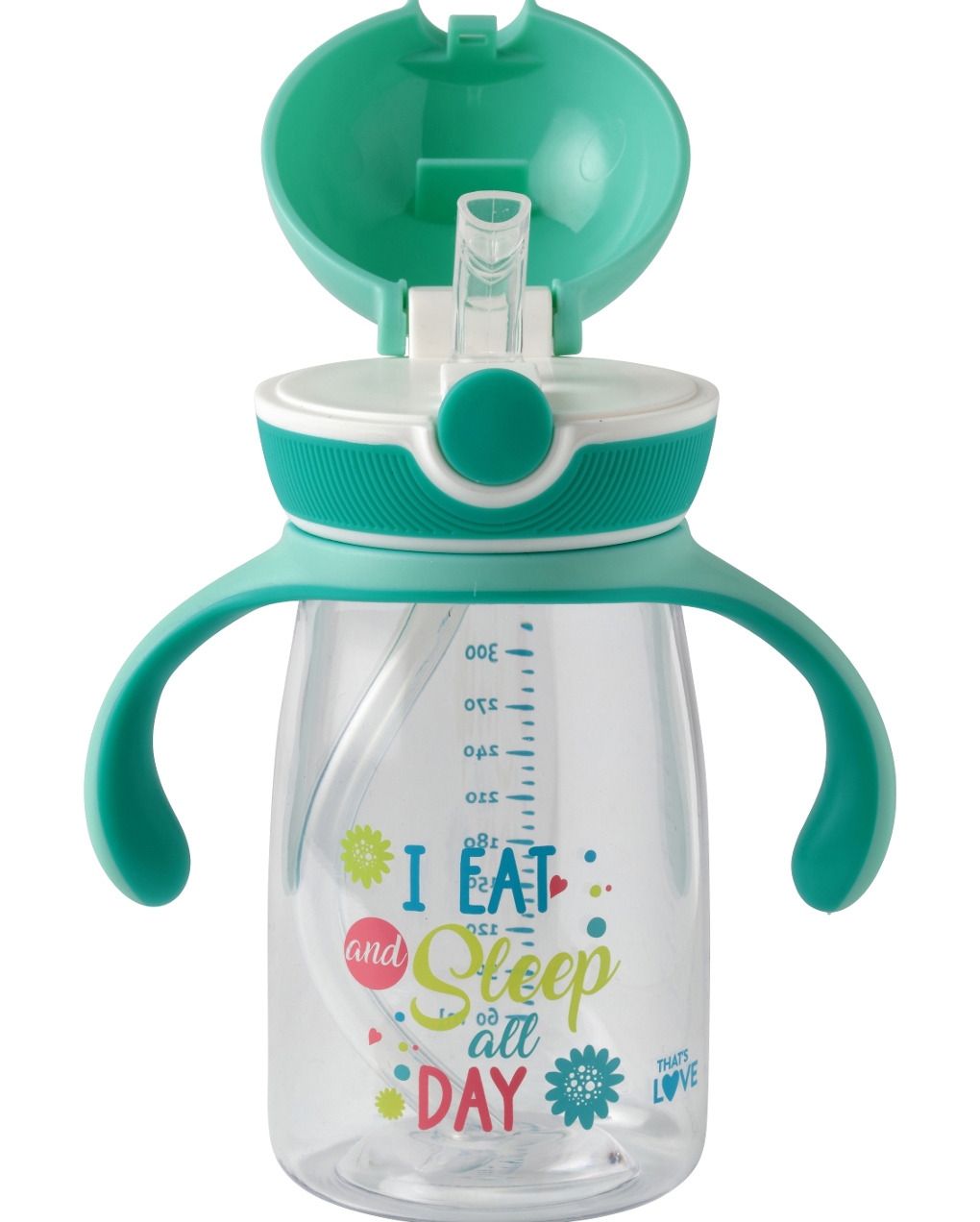 Tazza con cannuccia 12m+ 360ml - that's love