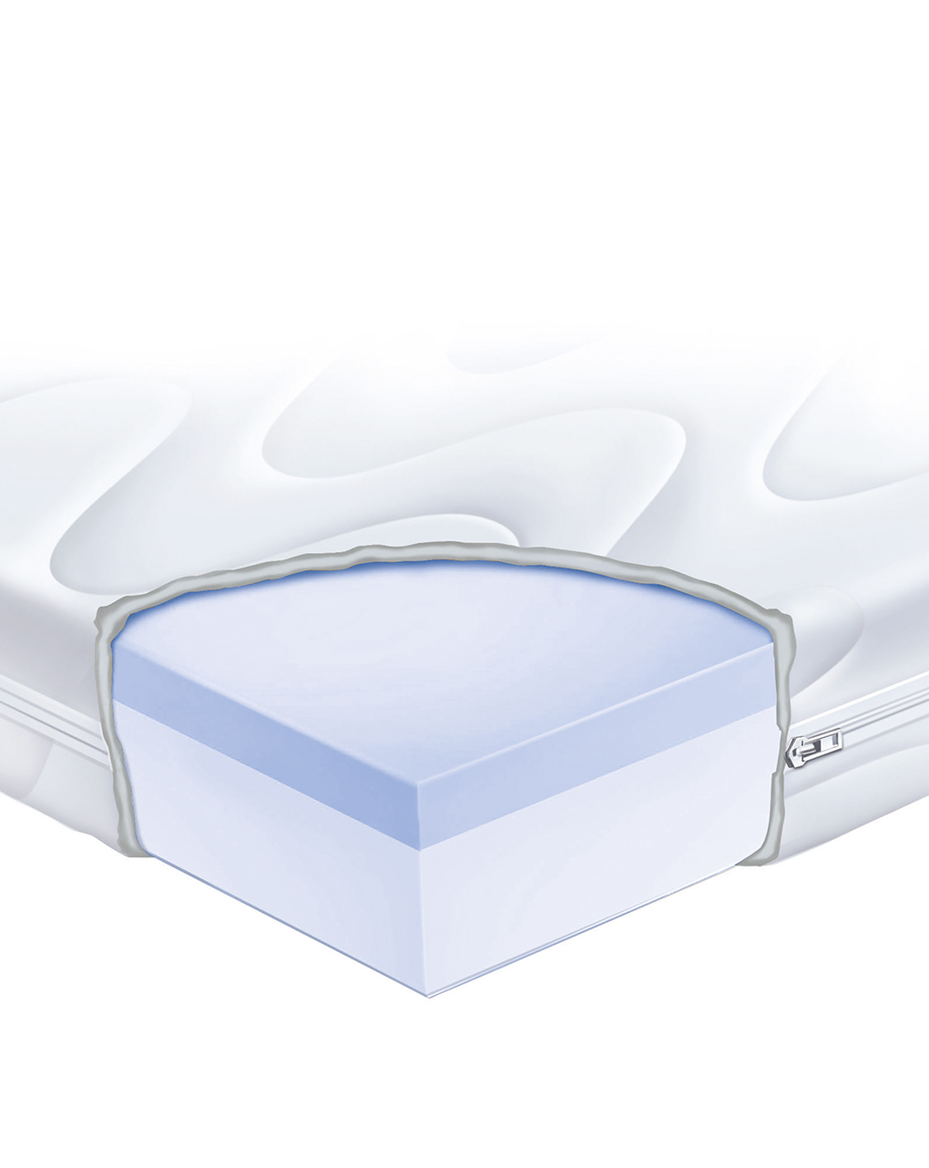 Materasso trapuntato 120 cm x 60 cm  - giordani