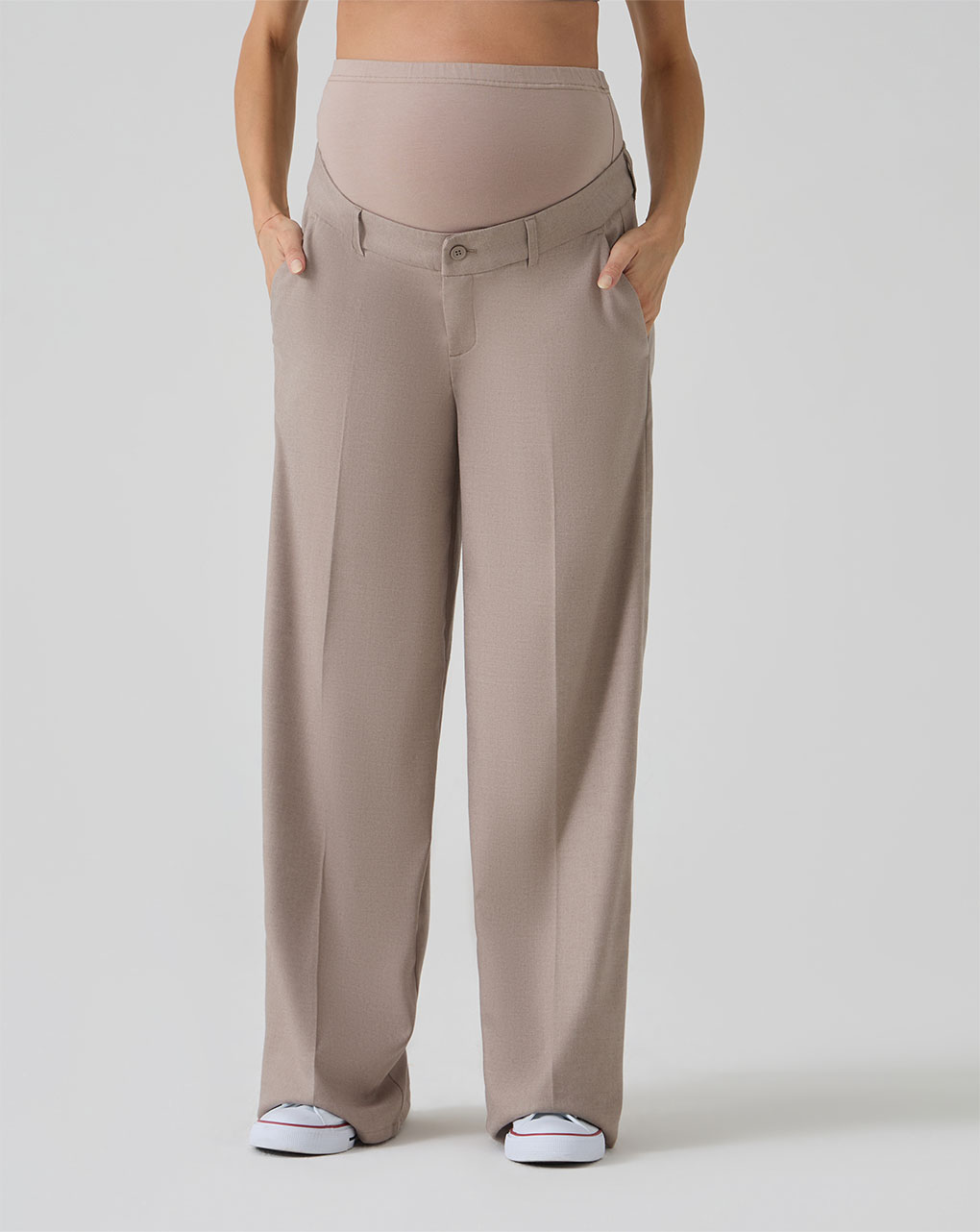 Pantapalazzo marrone premaman