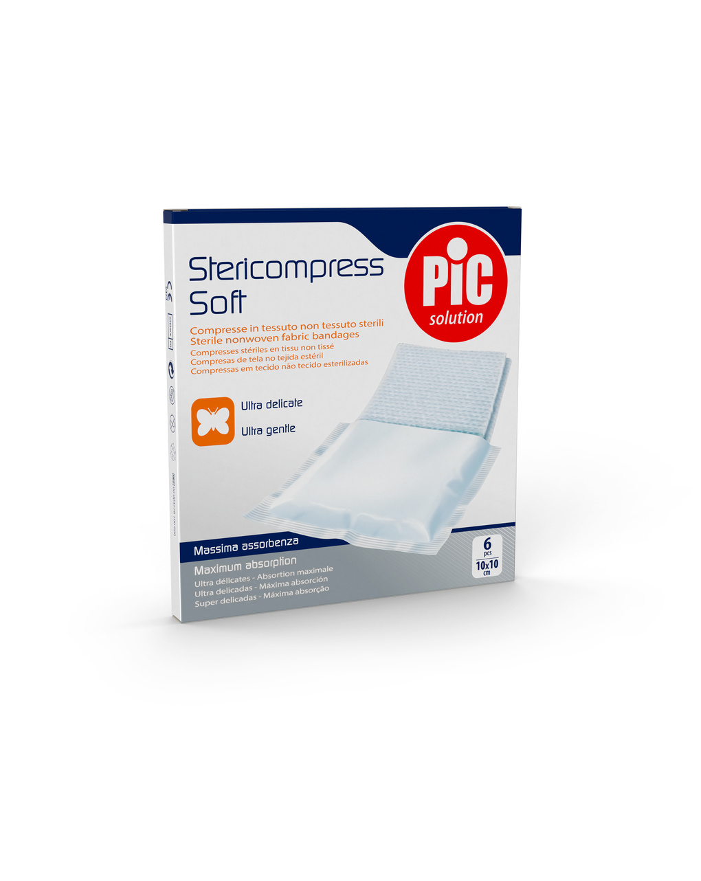 Compresse soft  di garza misura 10×10 – 6 buste - pic