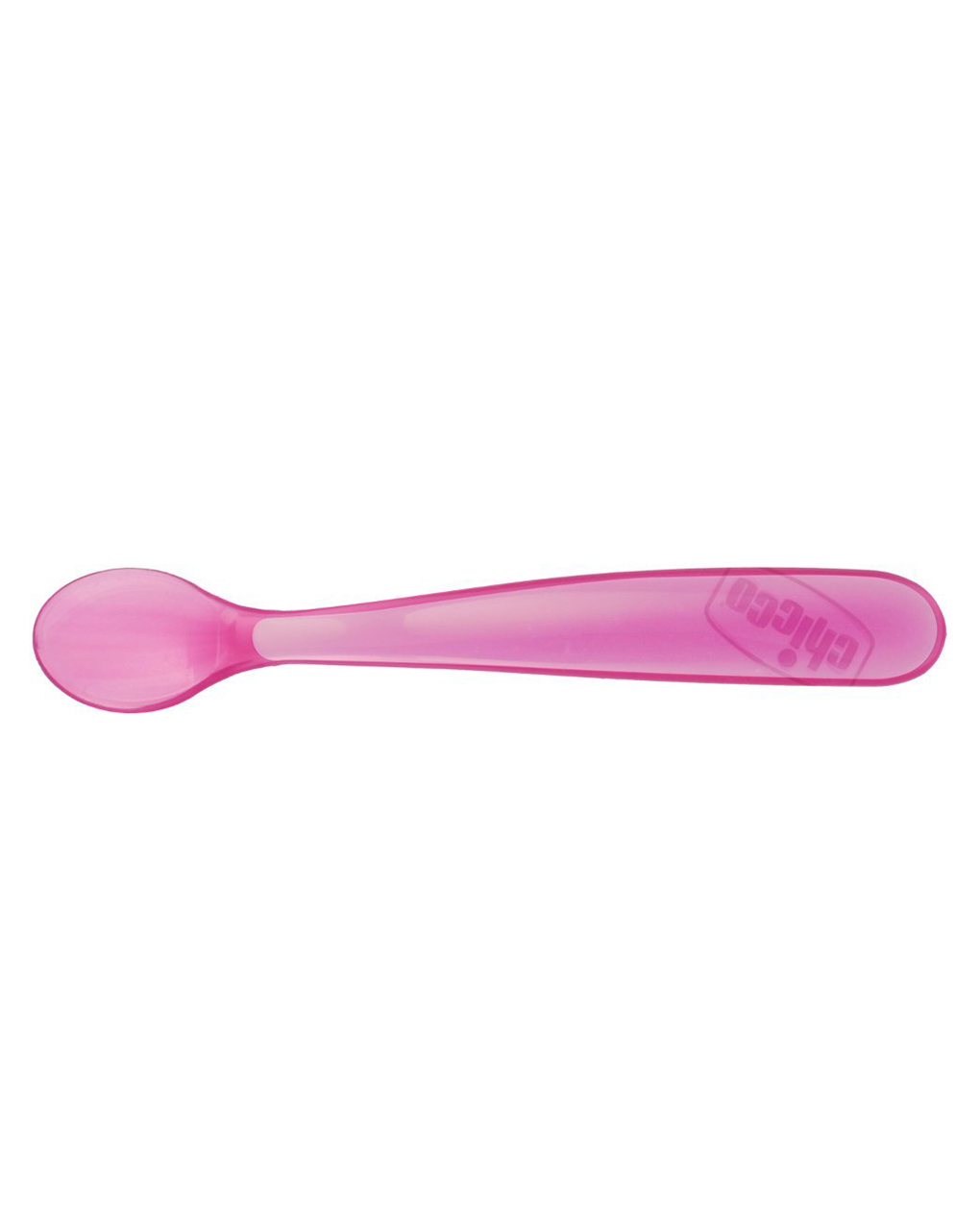 Cucchiaio morbido silicone 6m+ rosa (2pz) - chicco
