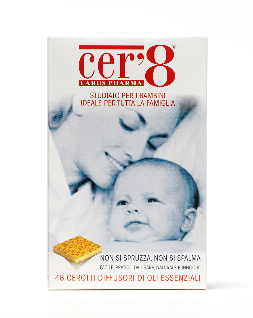 Antizanzare naturale cuscinetti diffusori 48 pezzi - cer'8