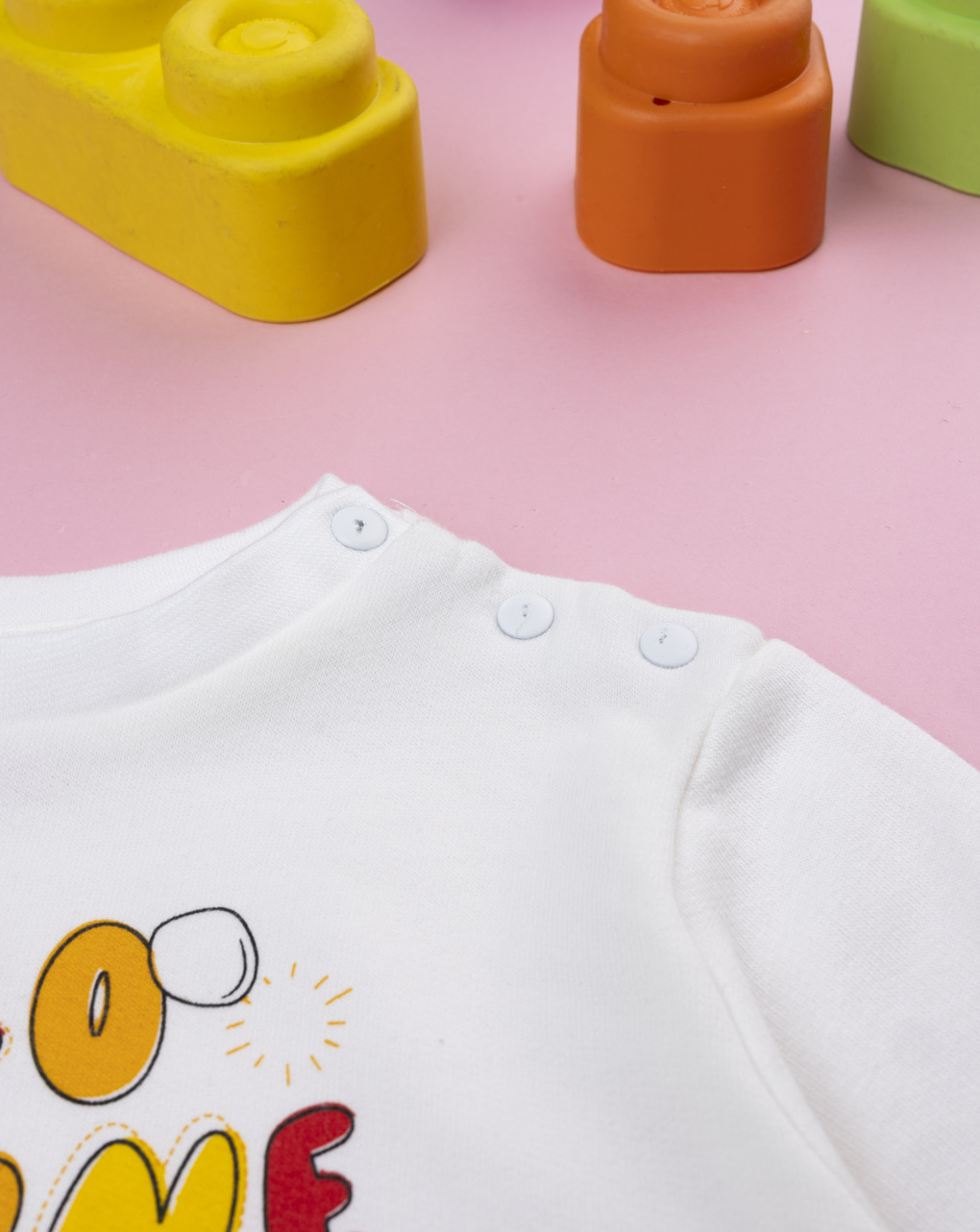 Pigiama due pezzi bimbo bing bianco/arancione