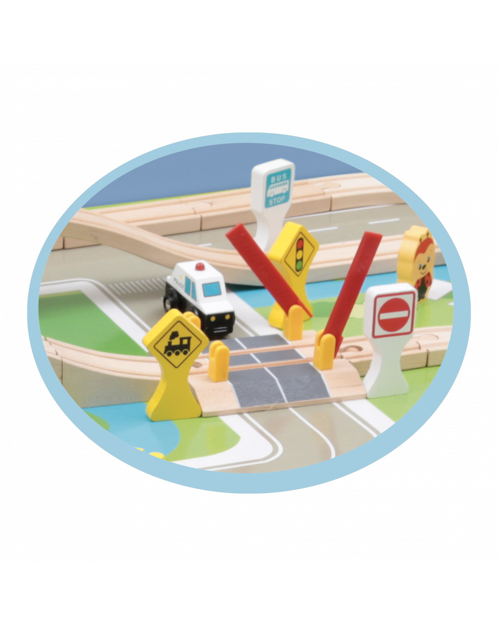 Tavolo gioco con pista treno- 2+-  - wood 'n' play