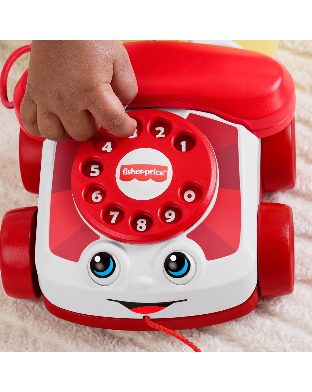 Telefono chiacchierone rosso 80° anniversario - 12m+ - fisher price