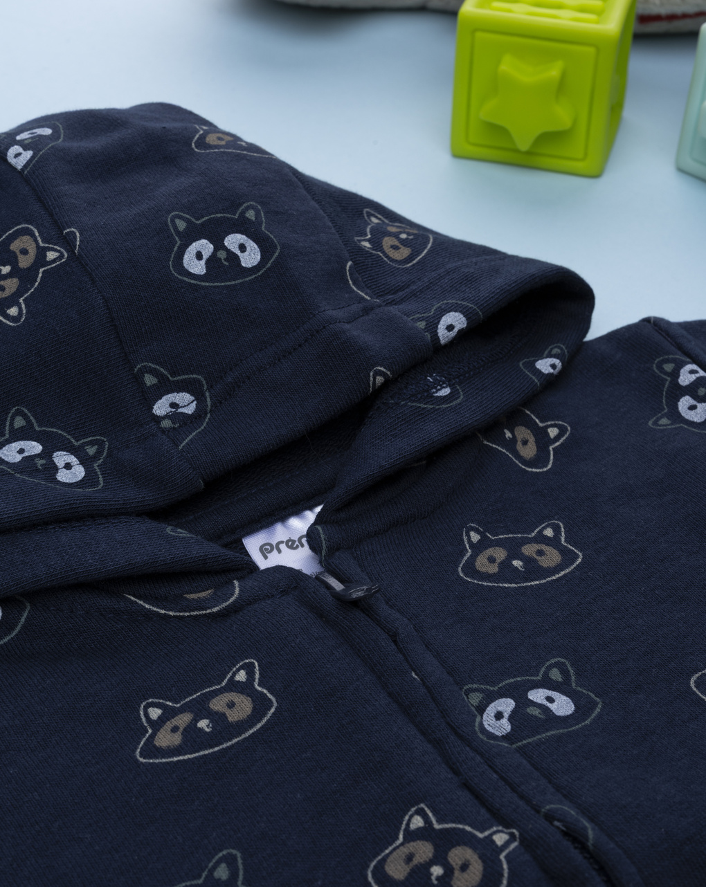 Felpa bimbo blu con allover