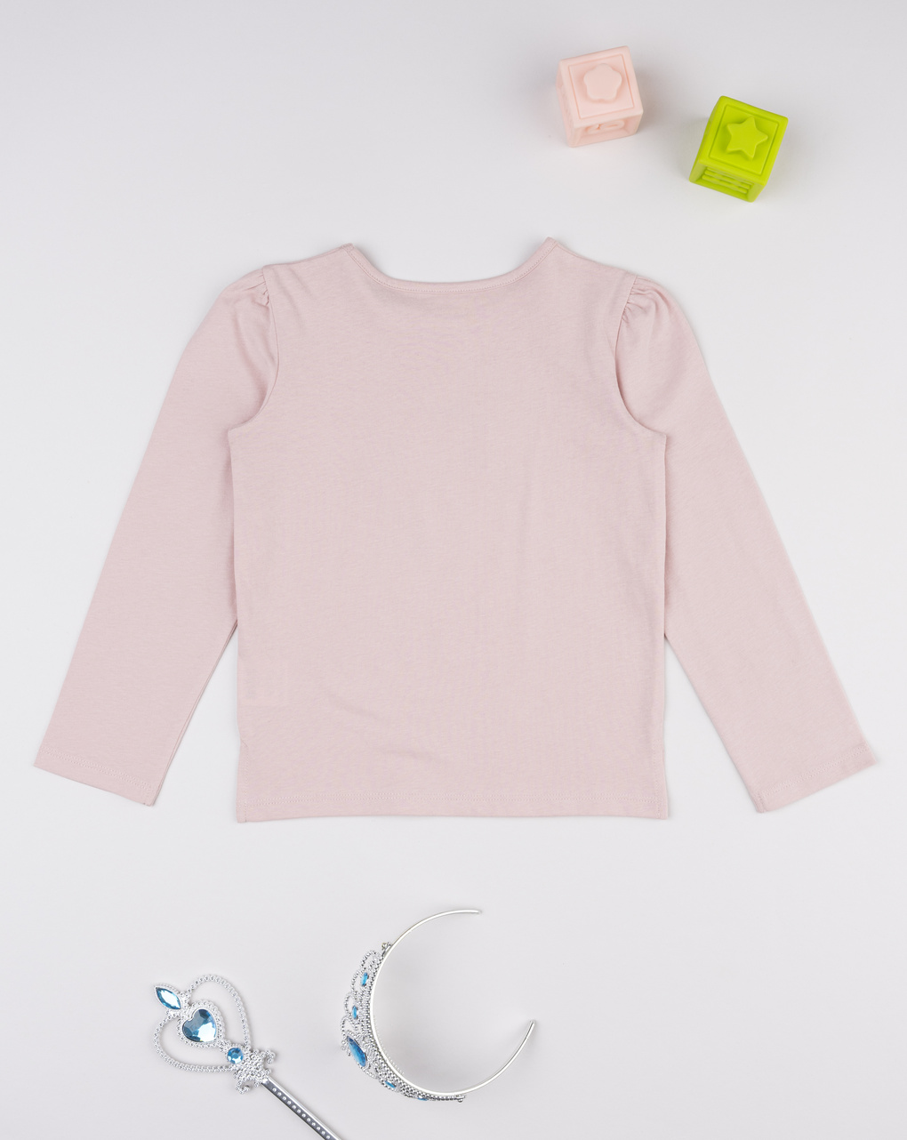 T-shirt bimba rosa stampata unicorno