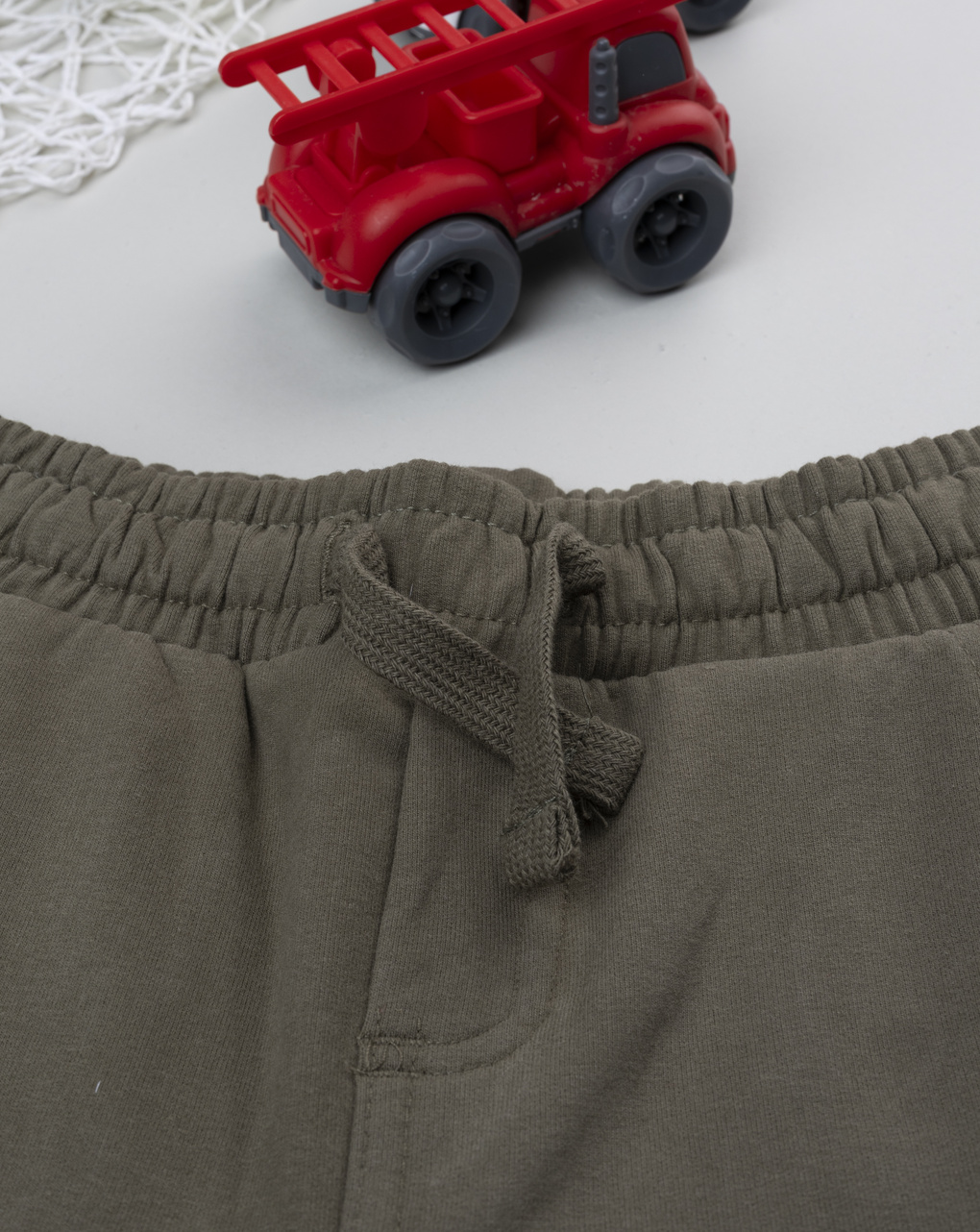 Pantalone verde bambino con tasconi