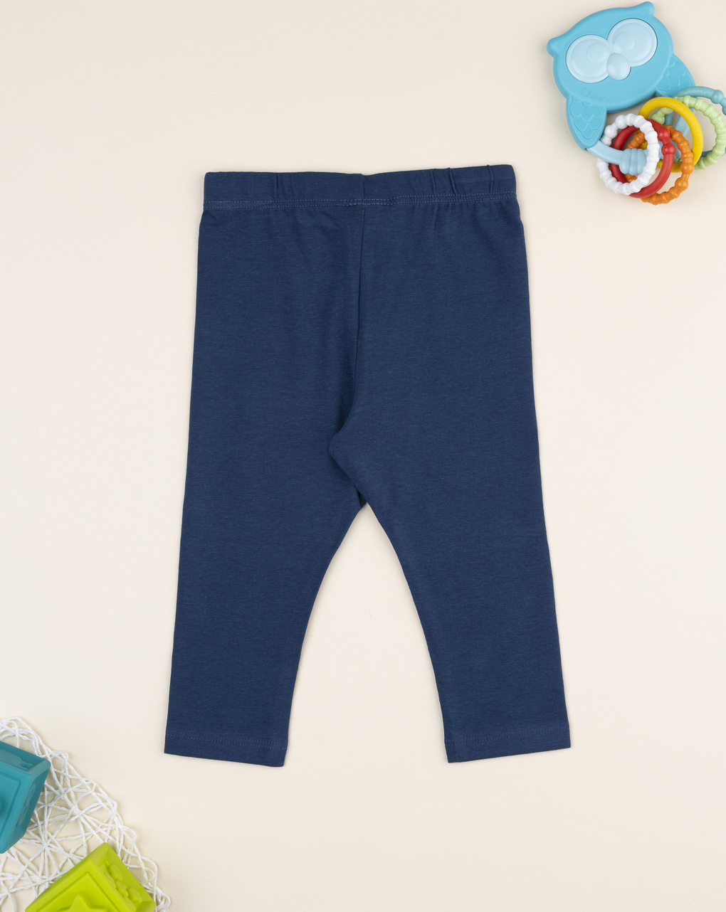 Legging bimba blu stampa gattino