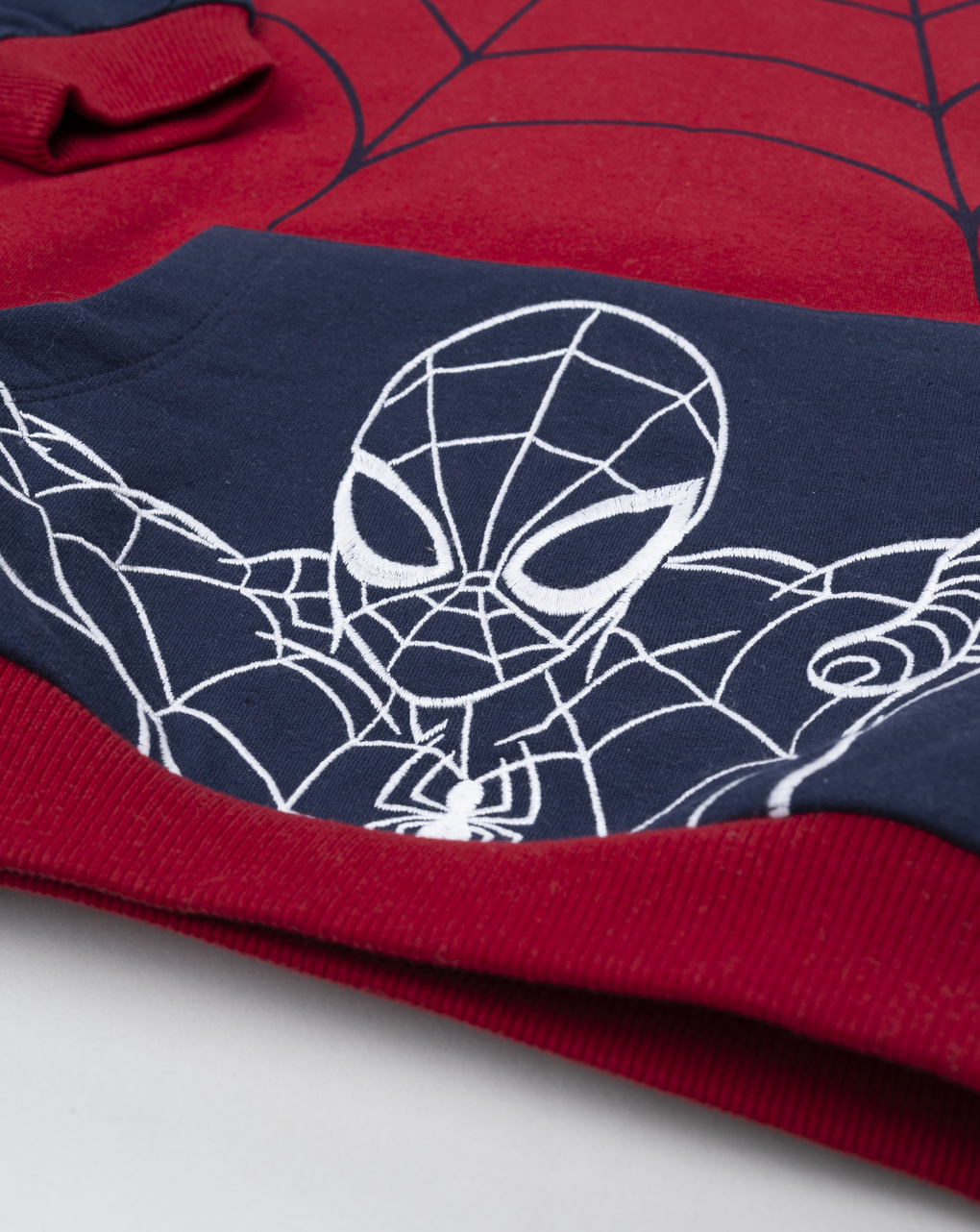 Completo jogging felpato bimbo spiderman