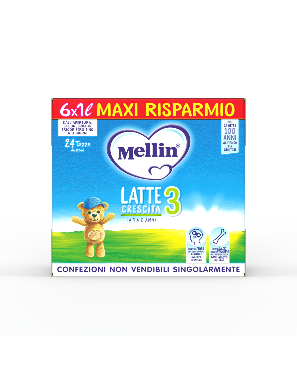Latte gum 3 6x1000mlx1 - mellin