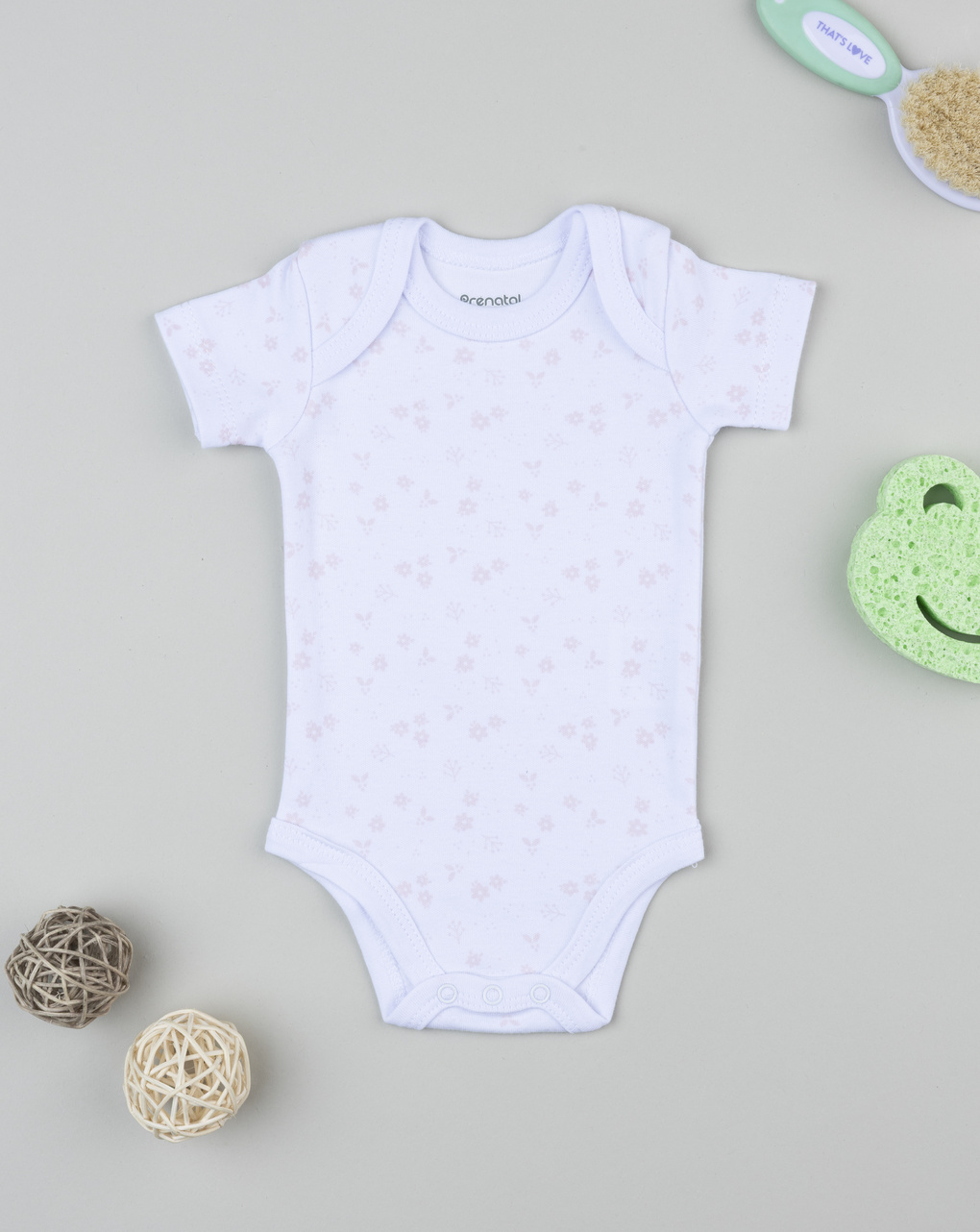 Body neonata fiorellini allover