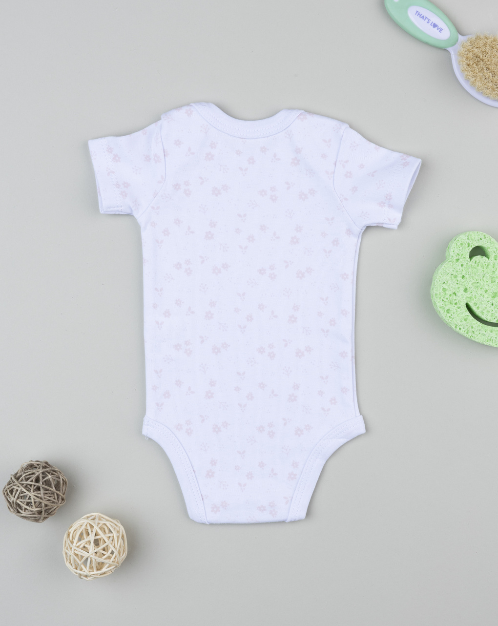 Body neonata fiorellini allover