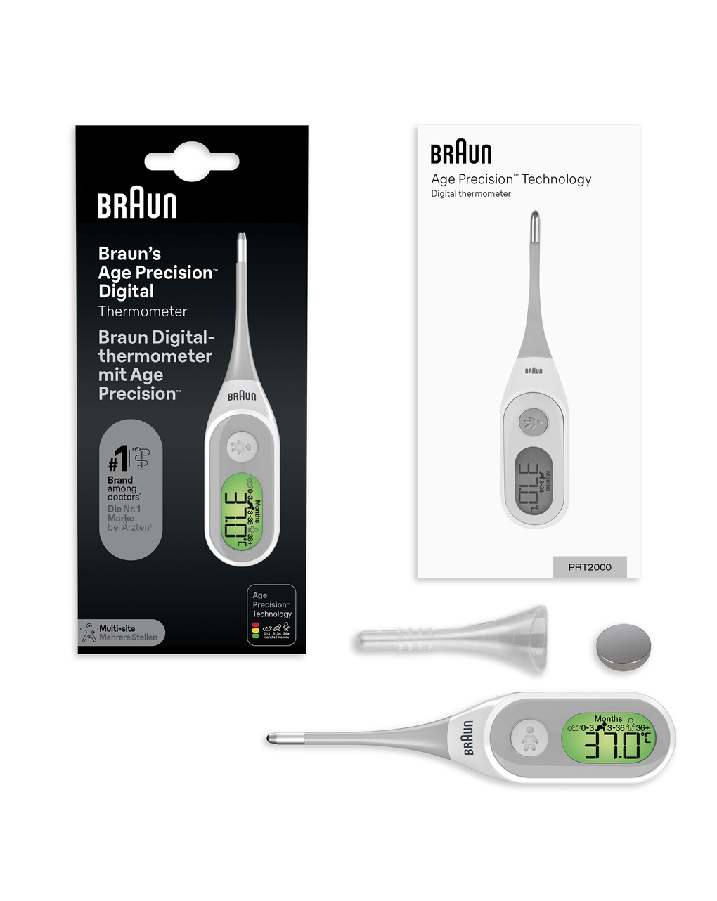 Termometro digitale prt2000 - braun