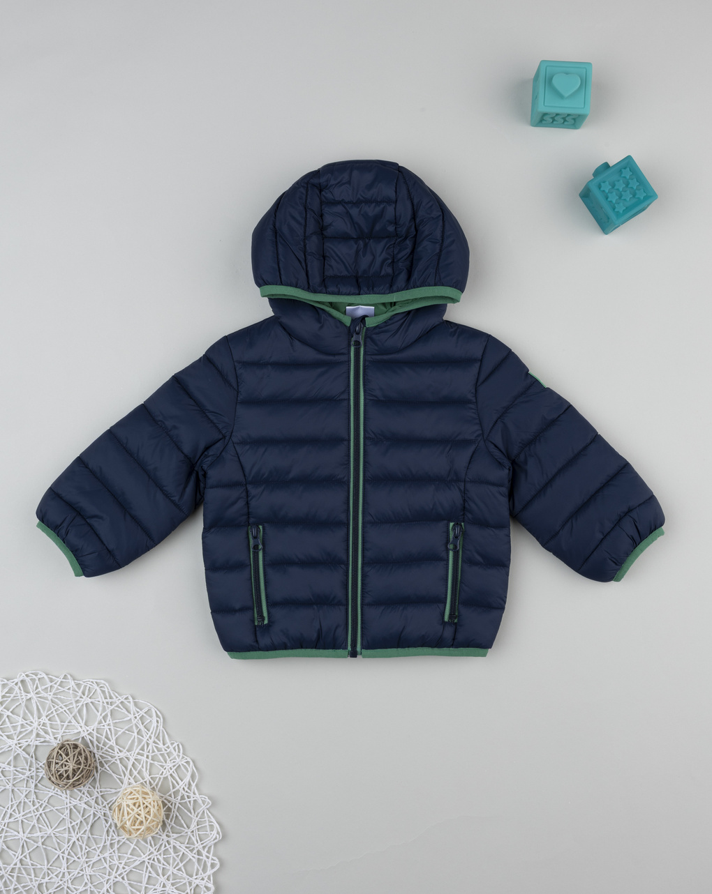 Giacca leggera bimbo blu