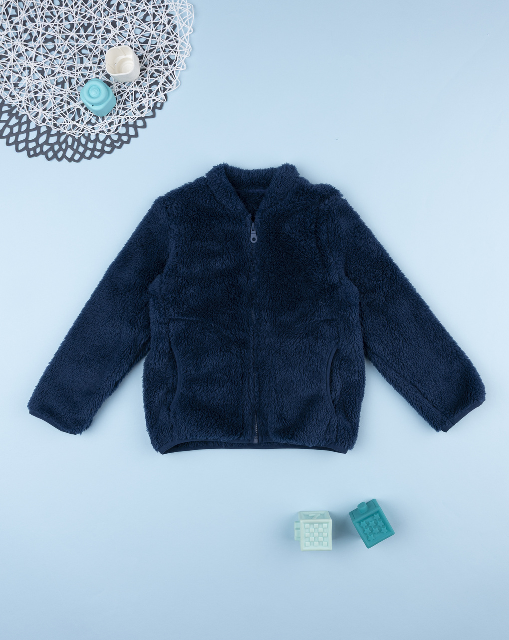 Cardigan vestaglia blu unisex