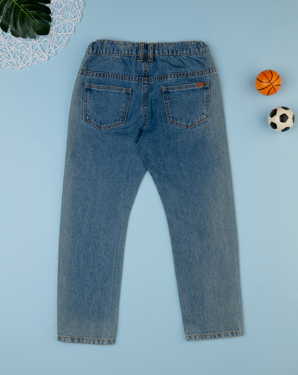 Pantalone denim bimbo