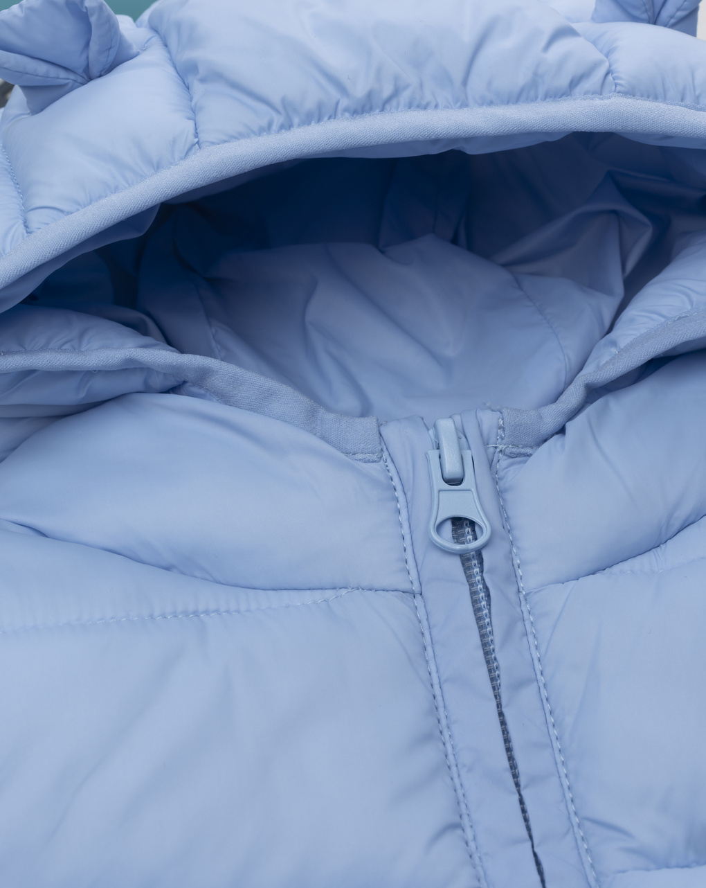 Gilet bimbo azzurro materiale riciclato