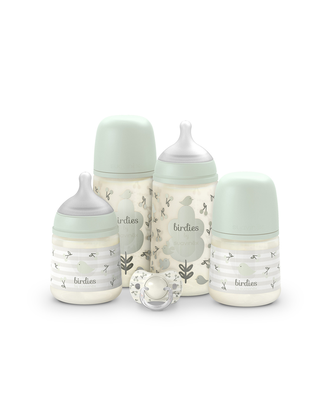 Set regalo birdies essential verde - suavinex