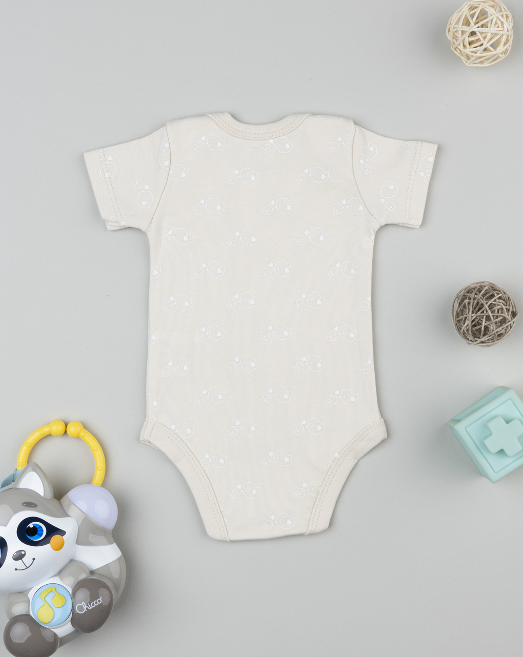 Body beige neonata fiorellini