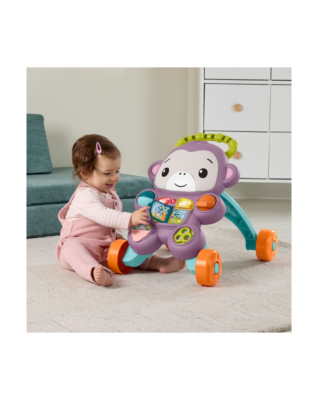 Scimmietta viola primi passi - 6m+ - fisher-price